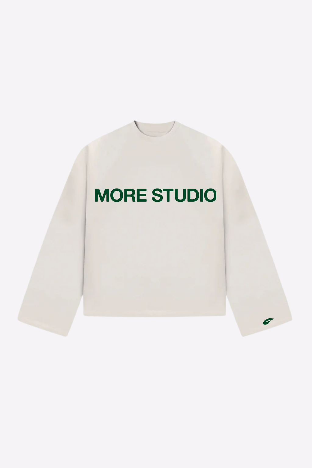 White Longsleeve More Studio