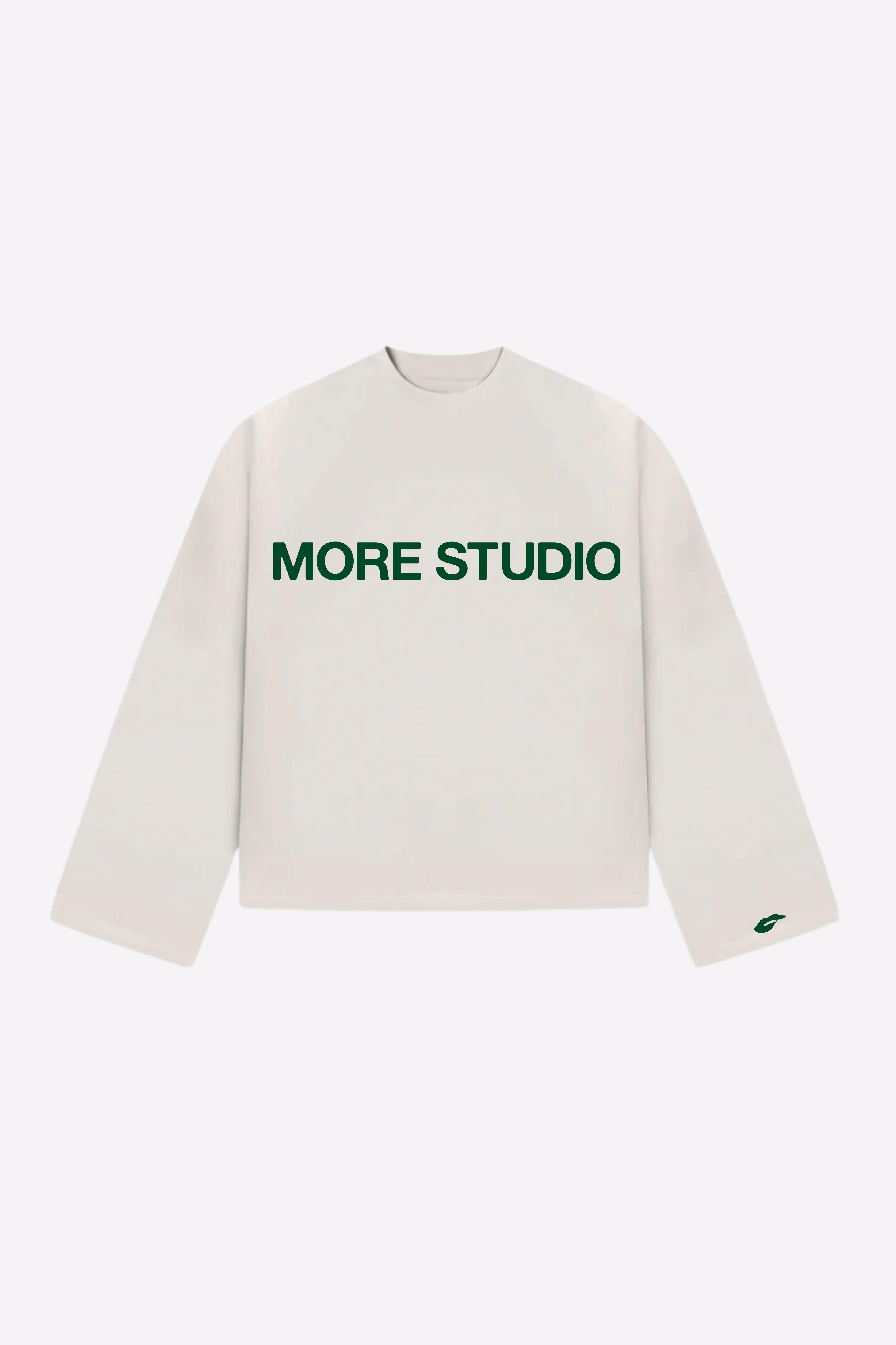 White Longsleeve More Studio
