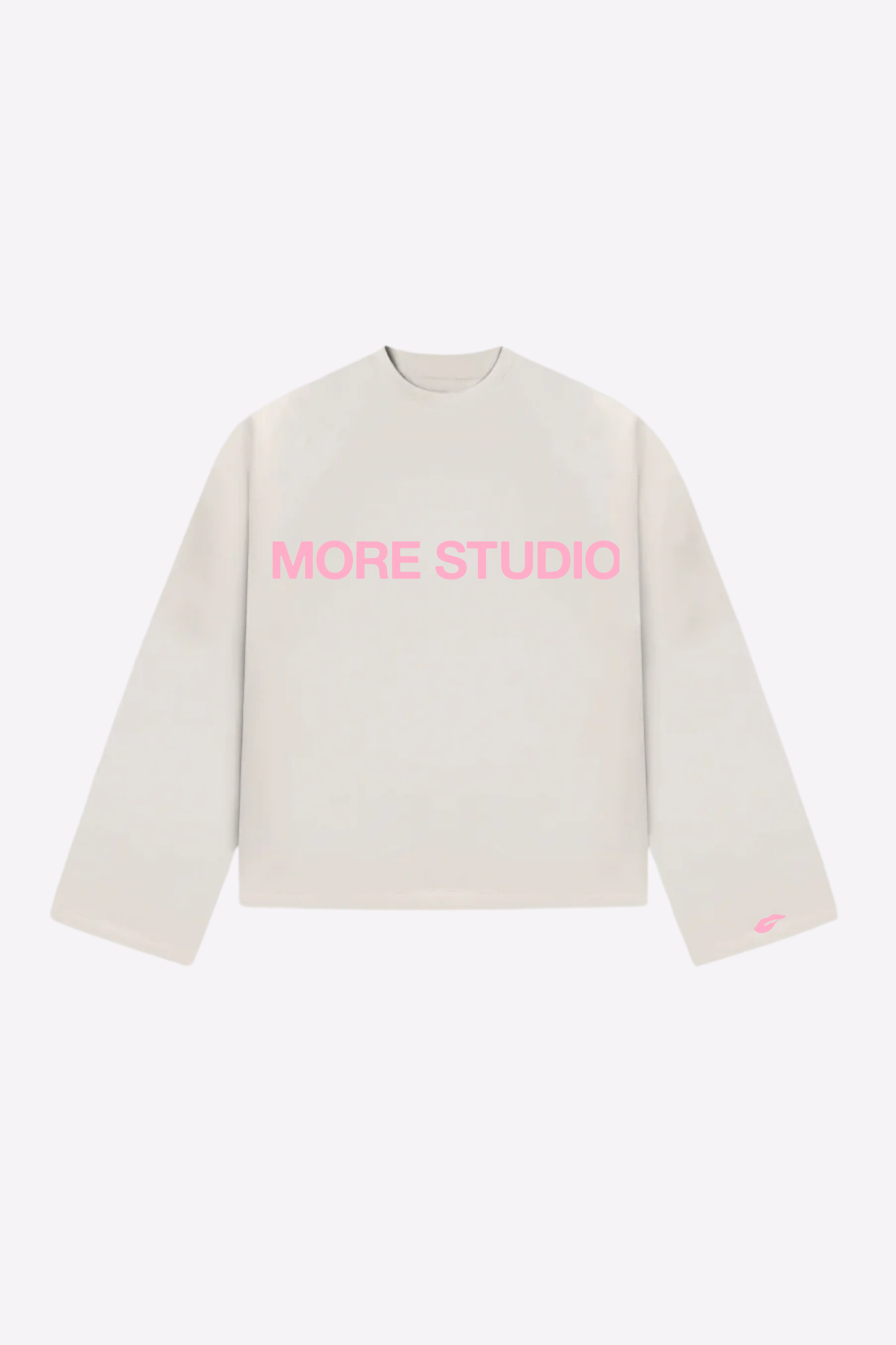 White Longsleeve More Studio