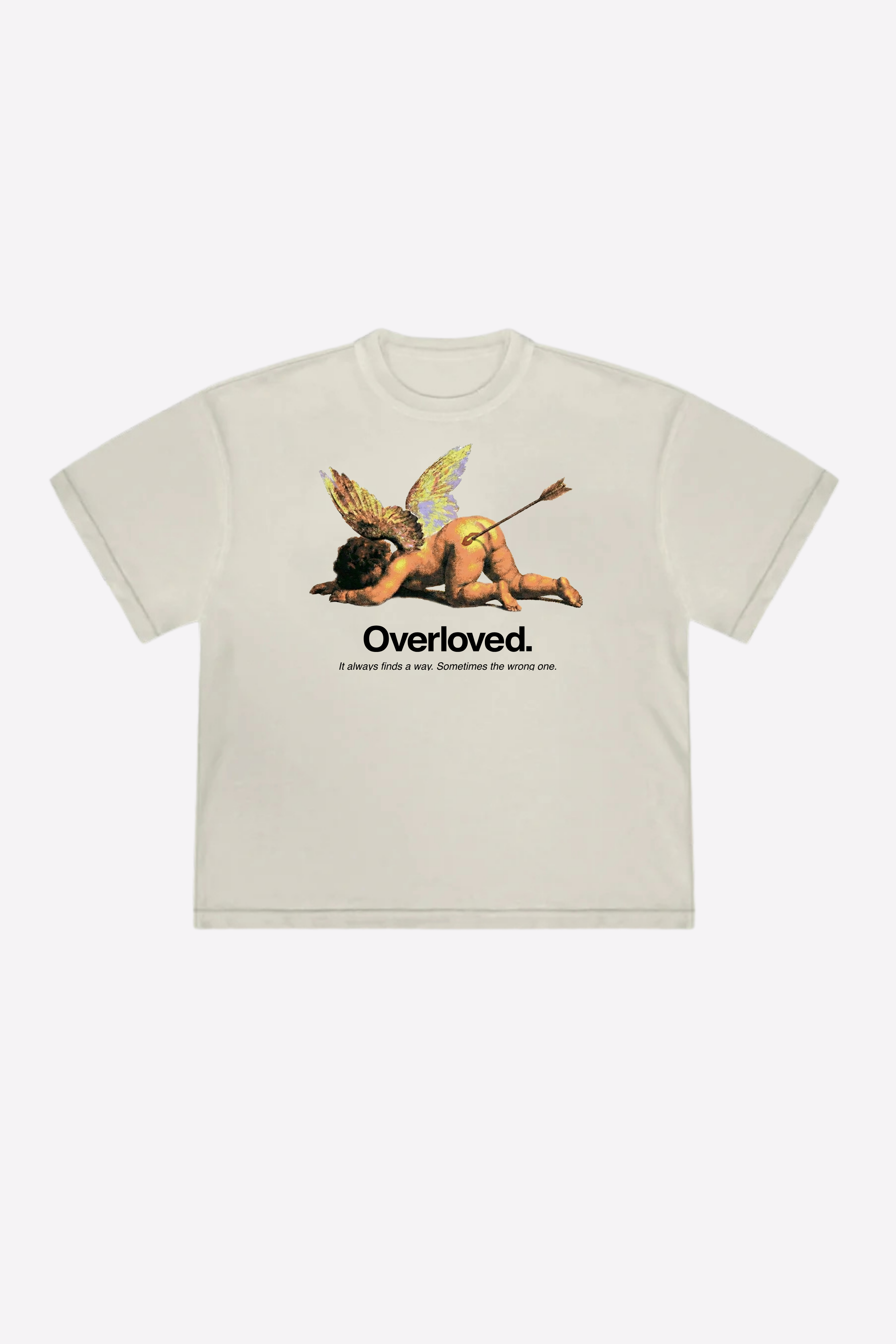 T-shirt Overloved White