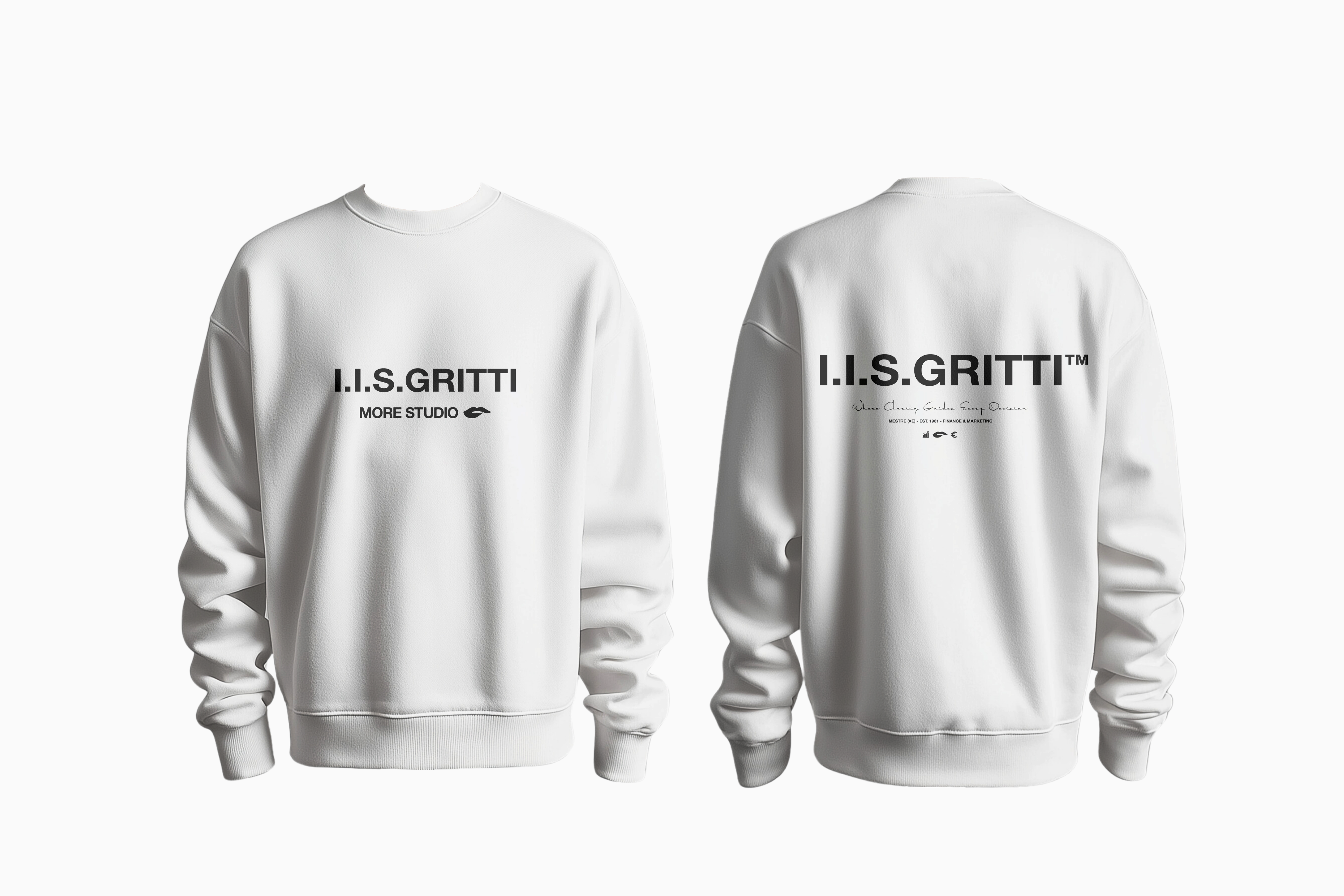 Felpa Girocollo Gritti Finance Edition