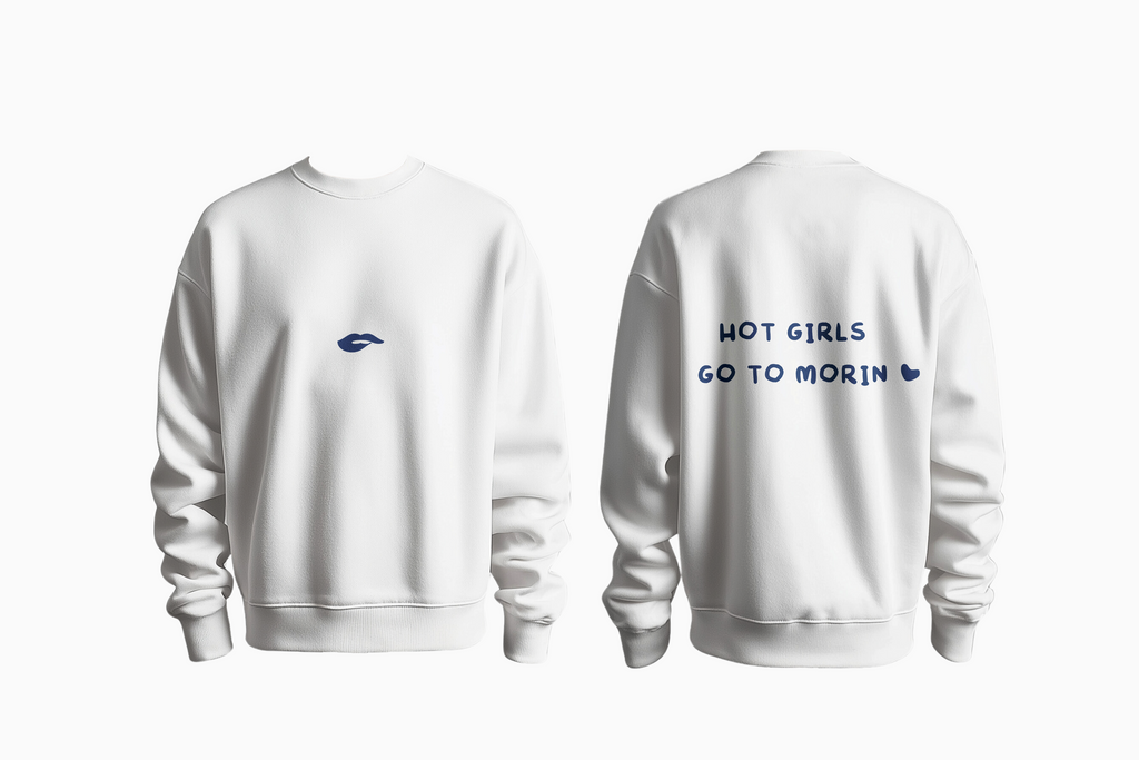 Felpa Girocollo More Studio x Morin Hotgirls