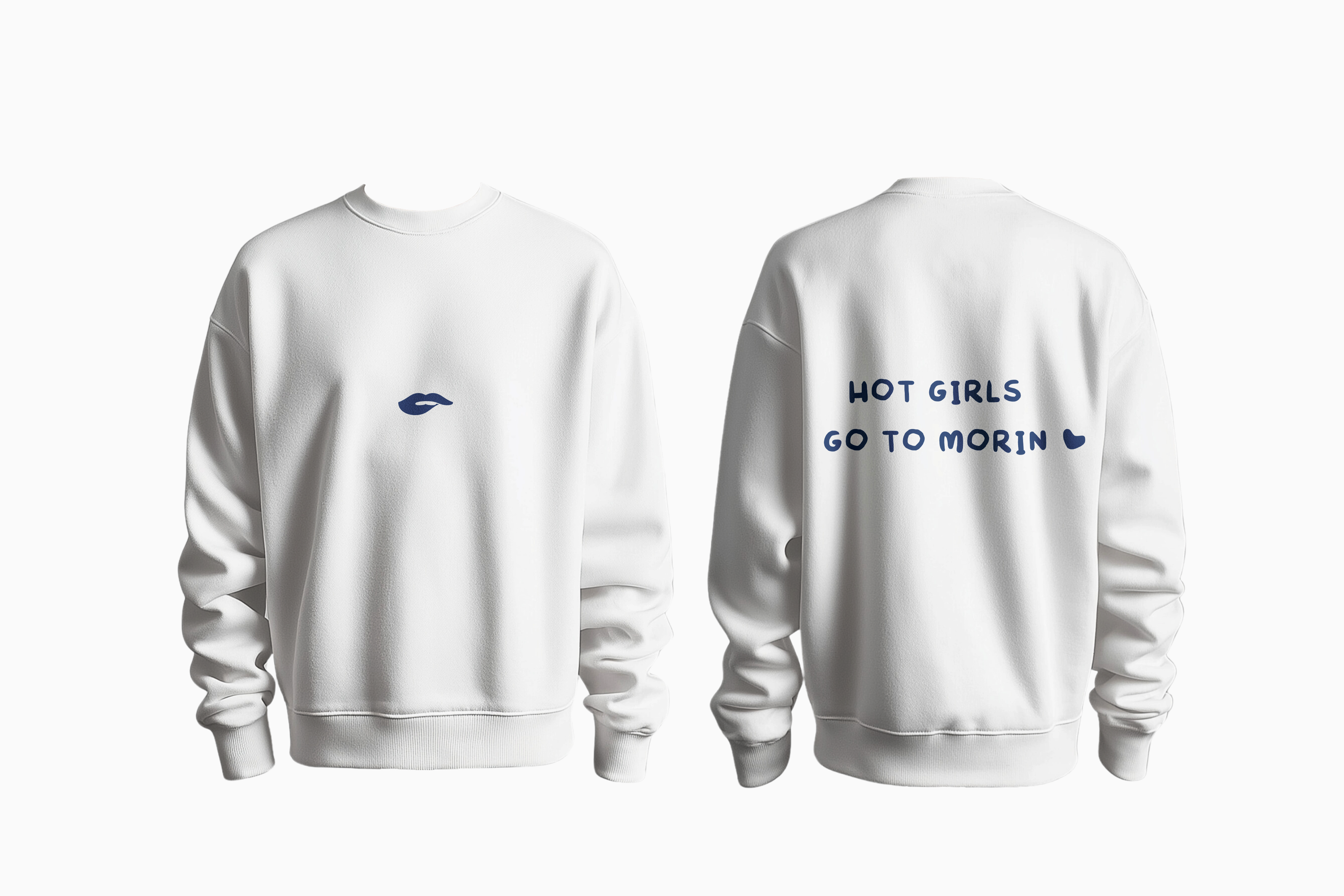 Felpa Girocollo More Studio x Morin Hotgirls