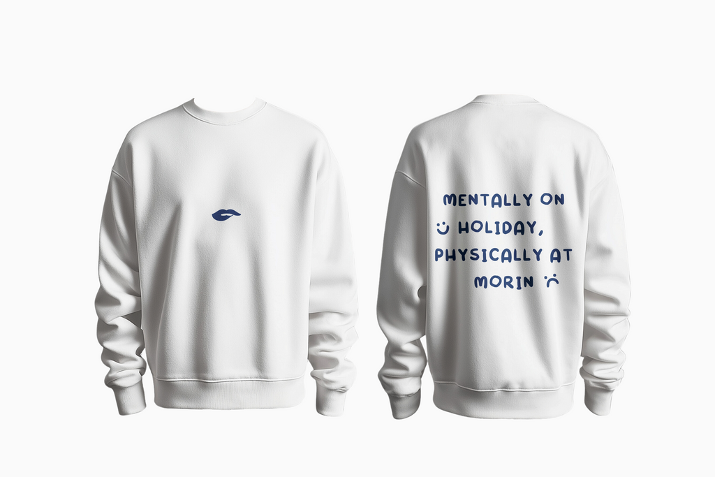 Felpa Girocollo More Studio x Morin Mentally