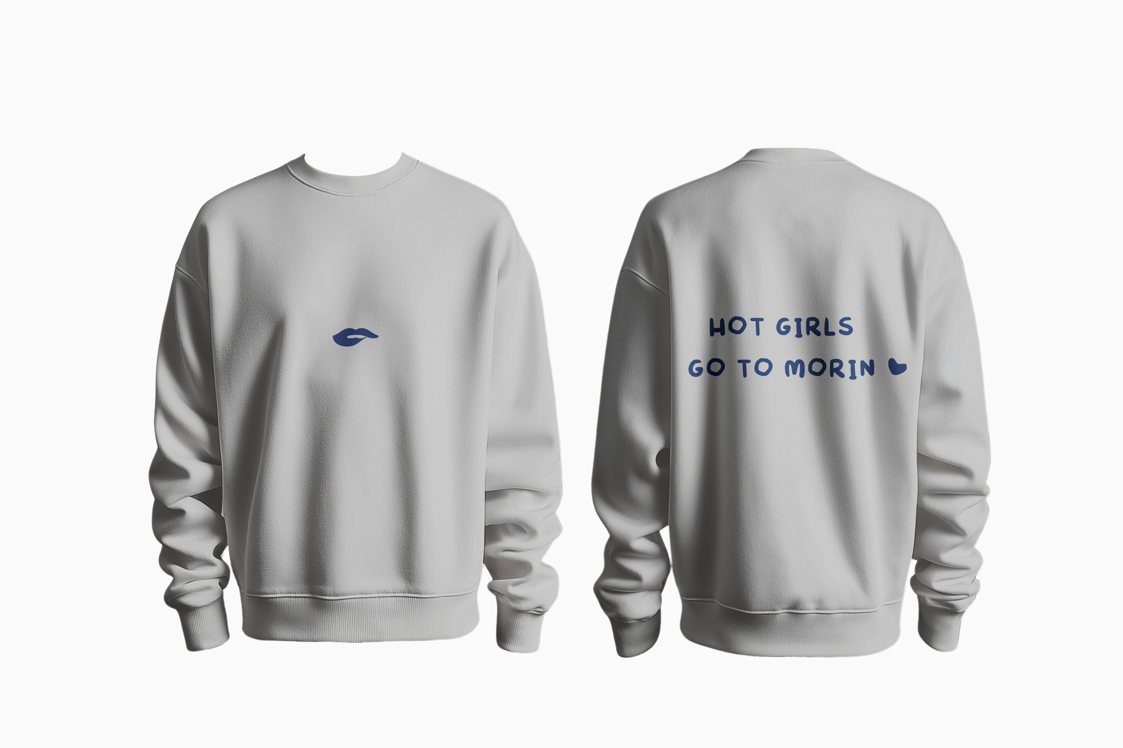 Felpa Girocollo More Studio x Morin Hotgirls