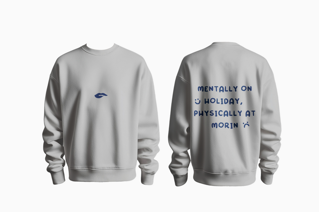 Felpa Girocollo More Studio x Morin Mentally