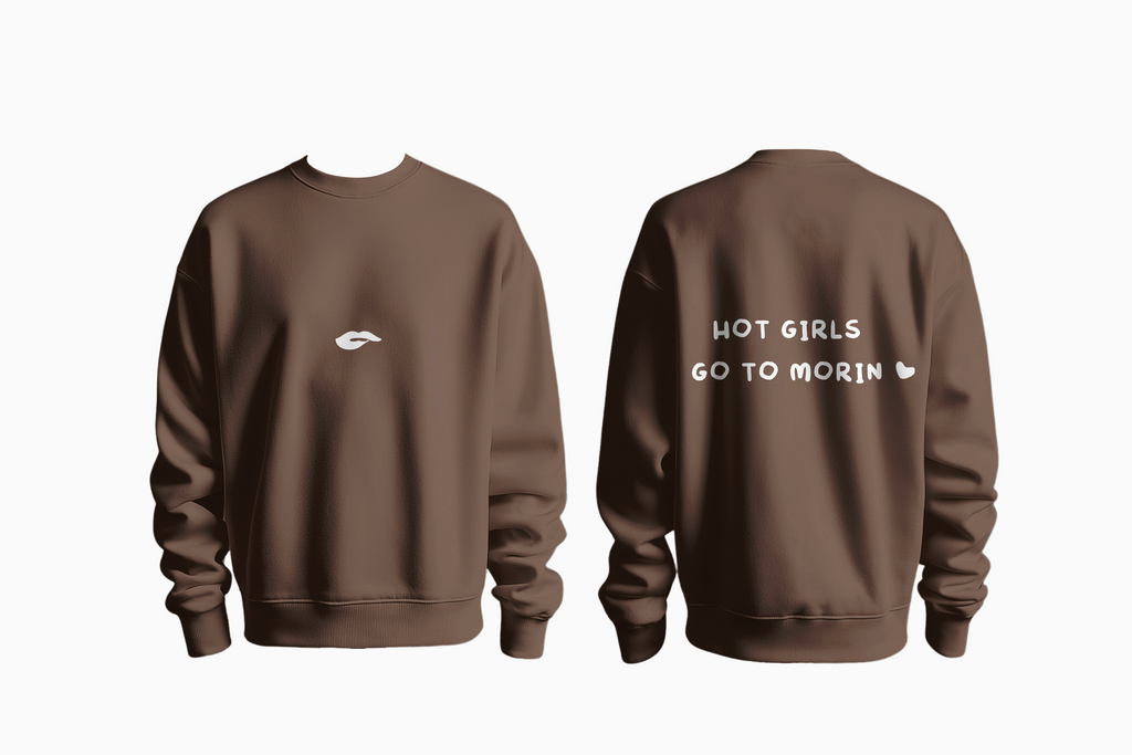 Felpa Girocollo More Studio x Morin Hotgirls