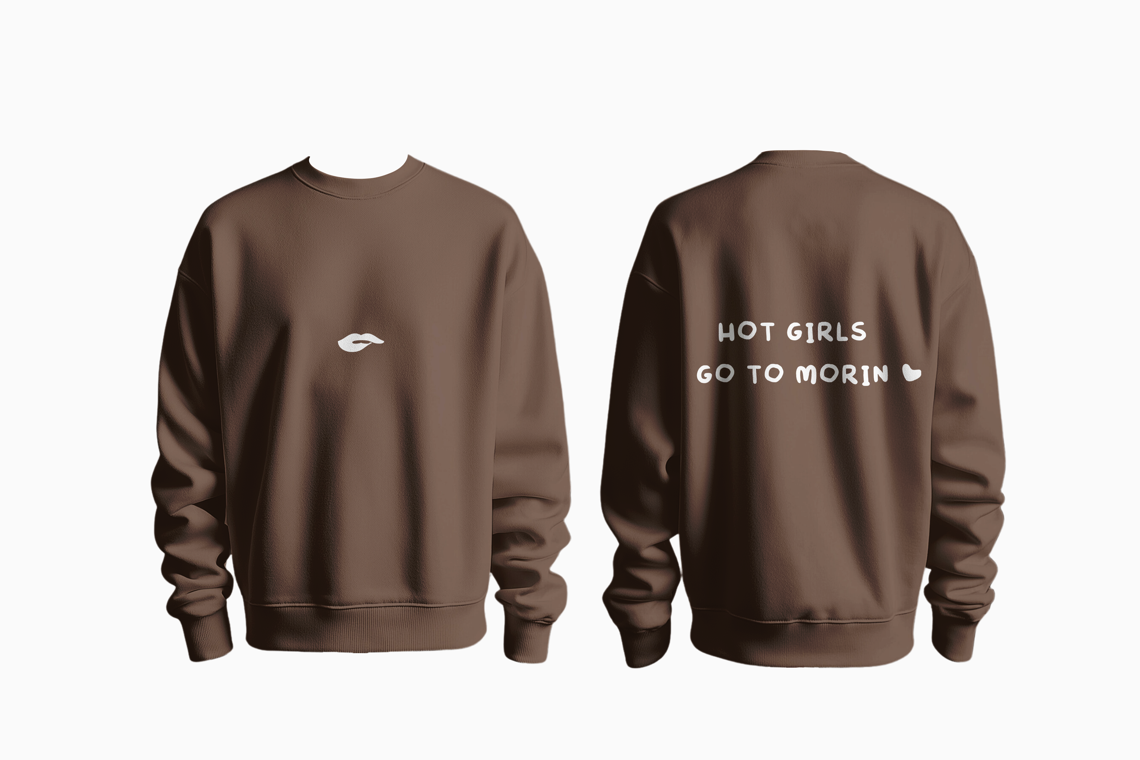 Felpa Girocollo More Studio x Morin Hotgirls