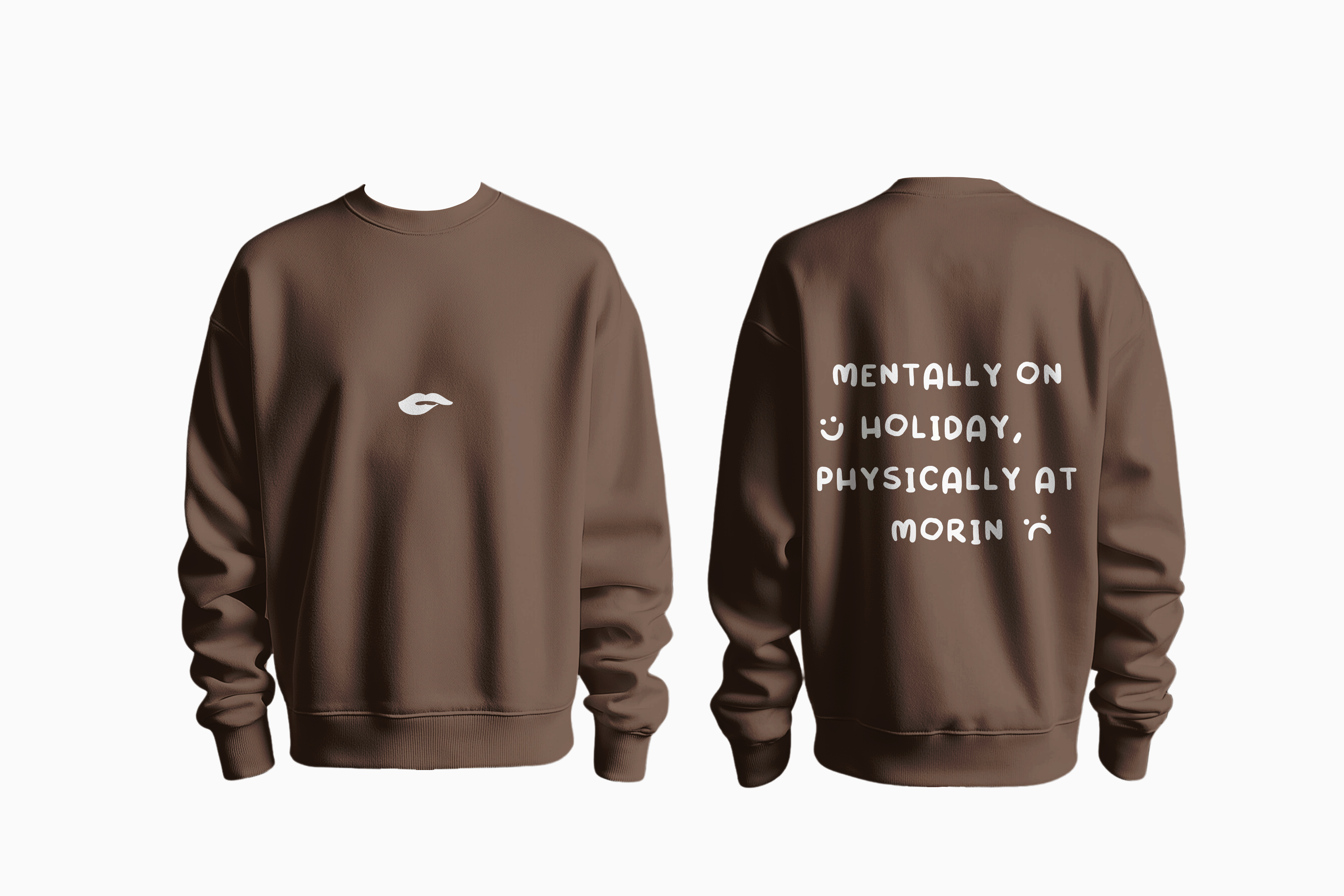 Felpa Girocollo More Studio x Morin Mentally