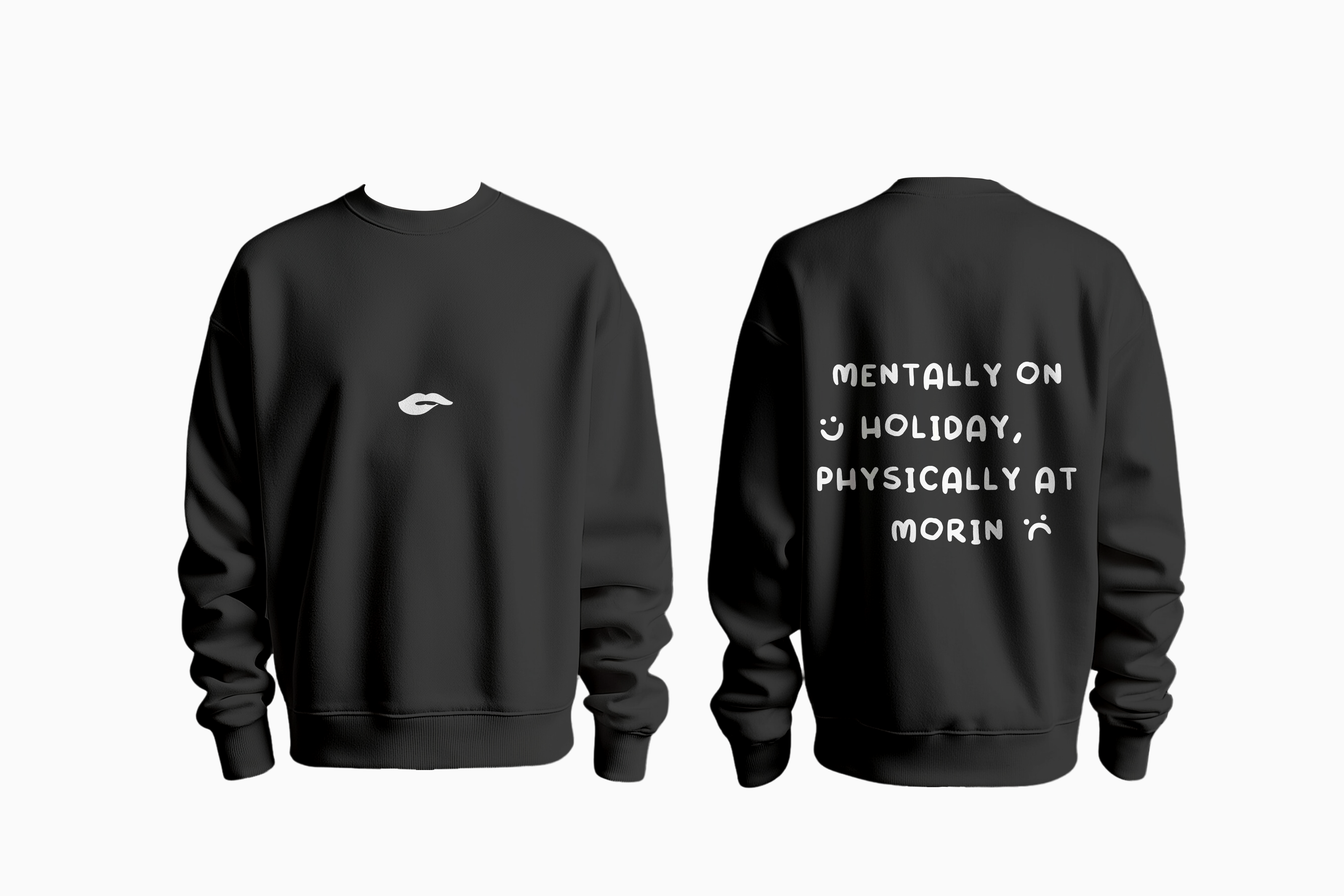 Felpa Girocollo More Studio x Morin Mentally