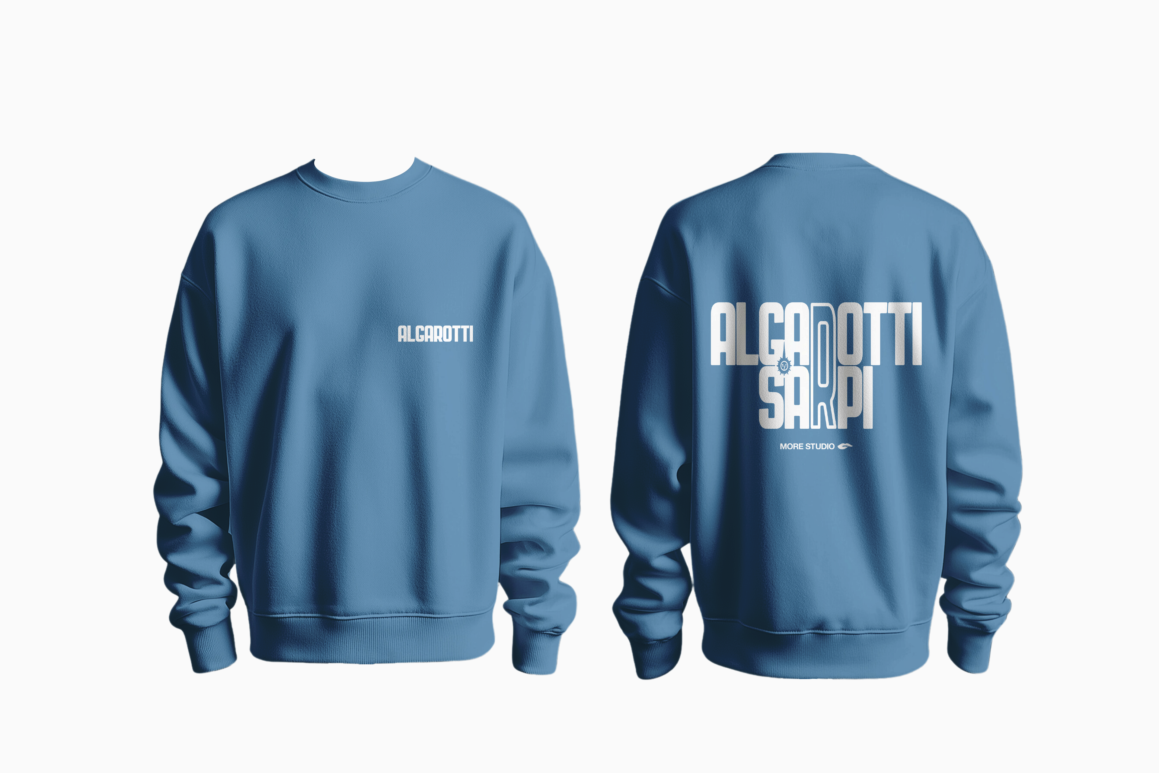 Felpa Girocollo Grafica Algarotti-Sarpi