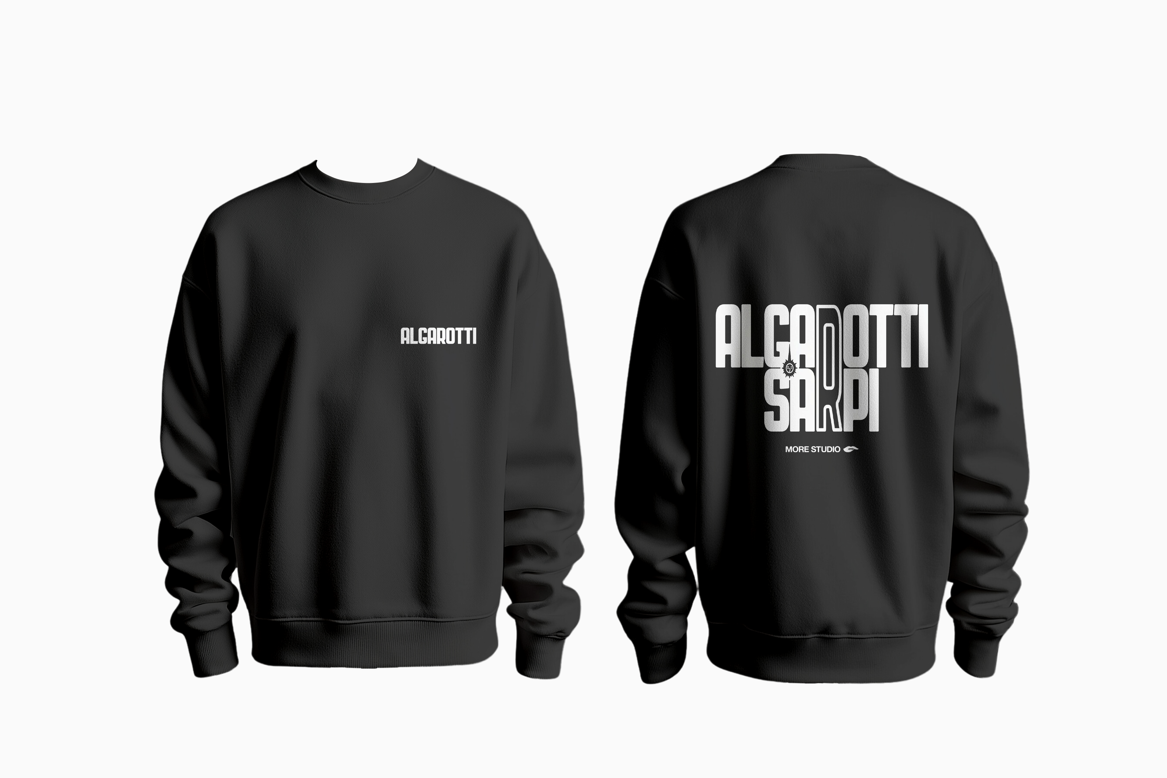Felpa Girocollo Grafica Algarotti-Sarpi