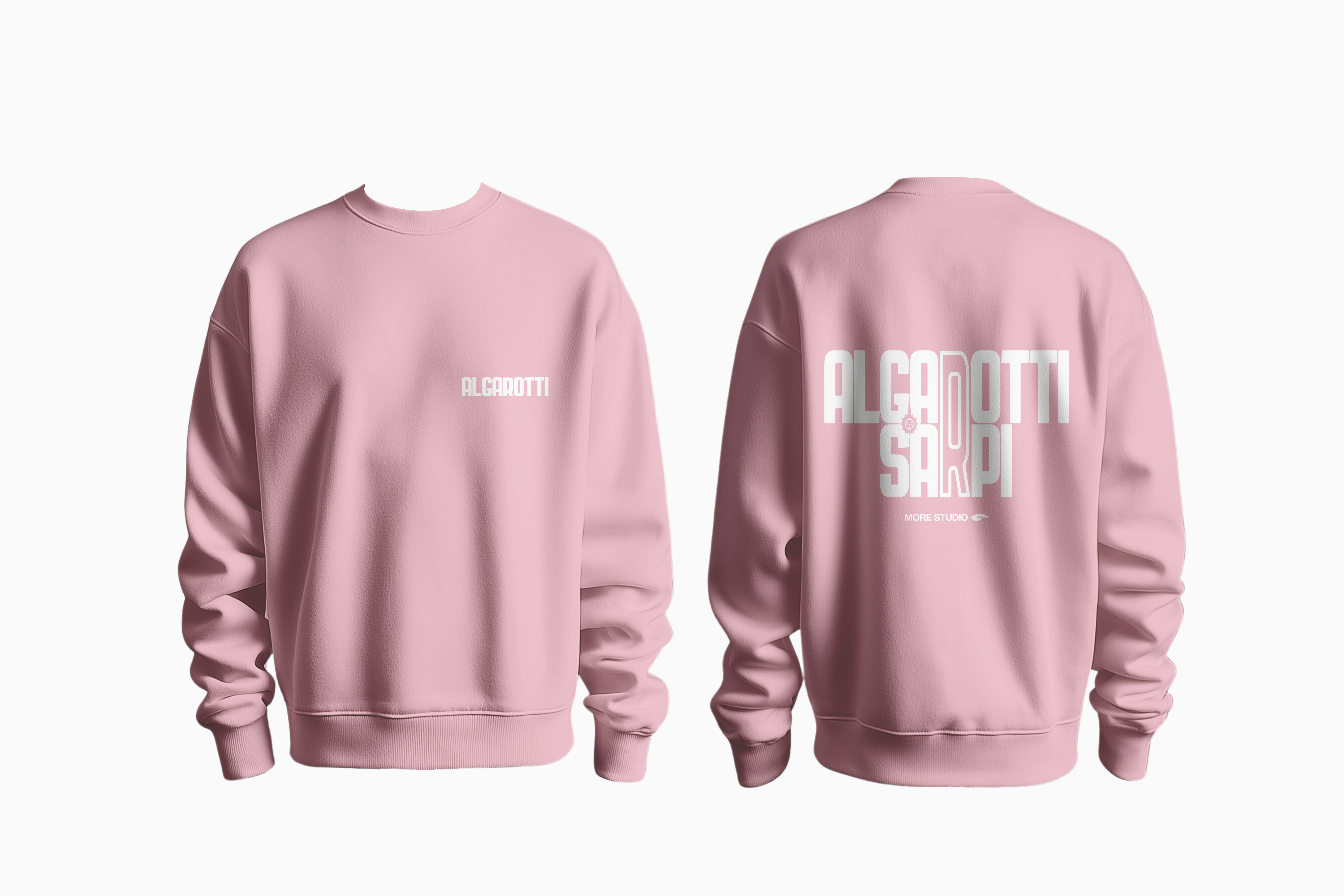 Felpa Girocollo Grafica Algarotti-Sarpi