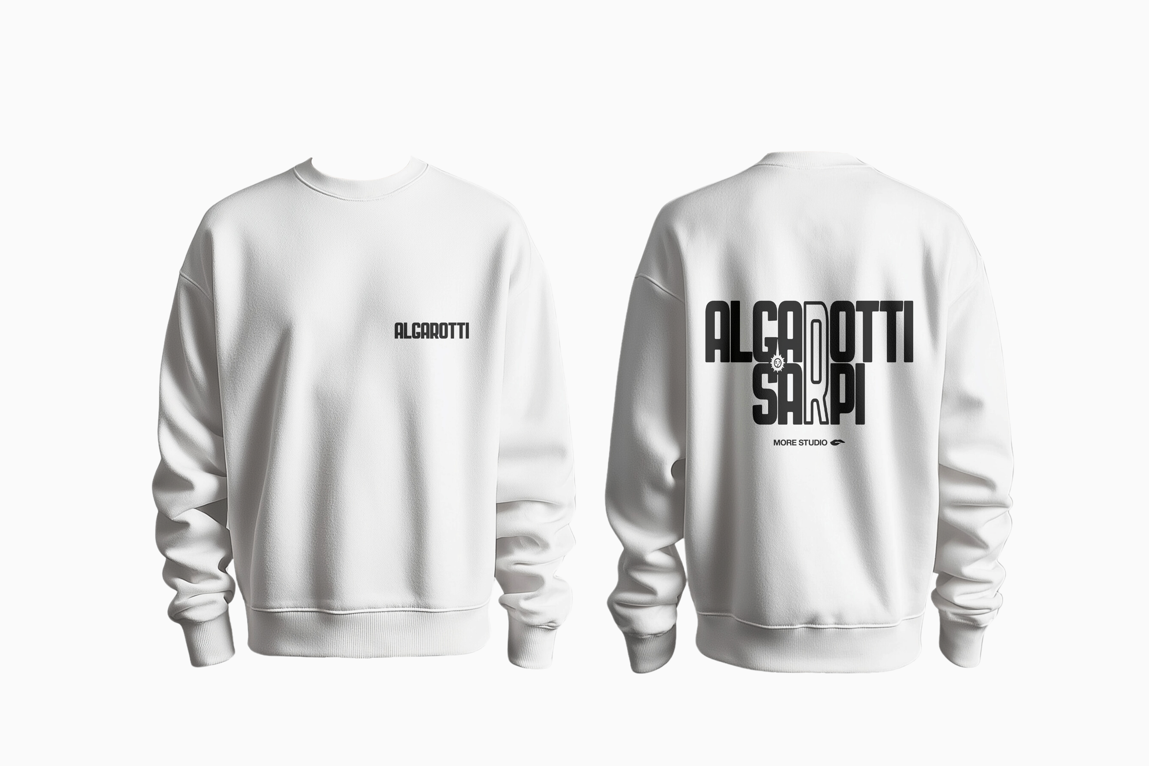Felpa Girocollo Grafica Algarotti-Sarpi